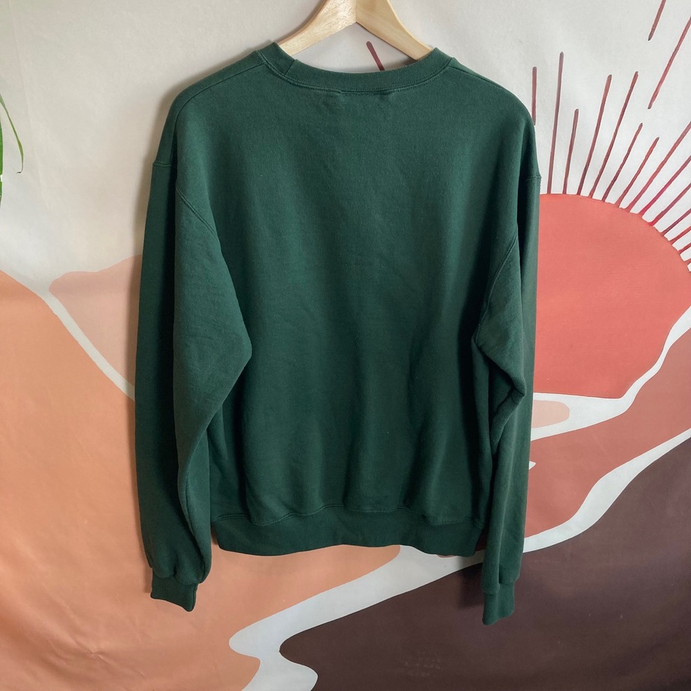 Champion UT Dallas Unisex Sweatshirt Medium Green Crewneck Pullover University - Picture 4 of 7